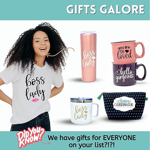 Miniatura 5 de Brooke & Jess Designs Vaso Boss Lady  El mejor regalo para mujeres  Gran botella de agua de viaje para jefes, compañeros de trabajo, mamá, Navidad,