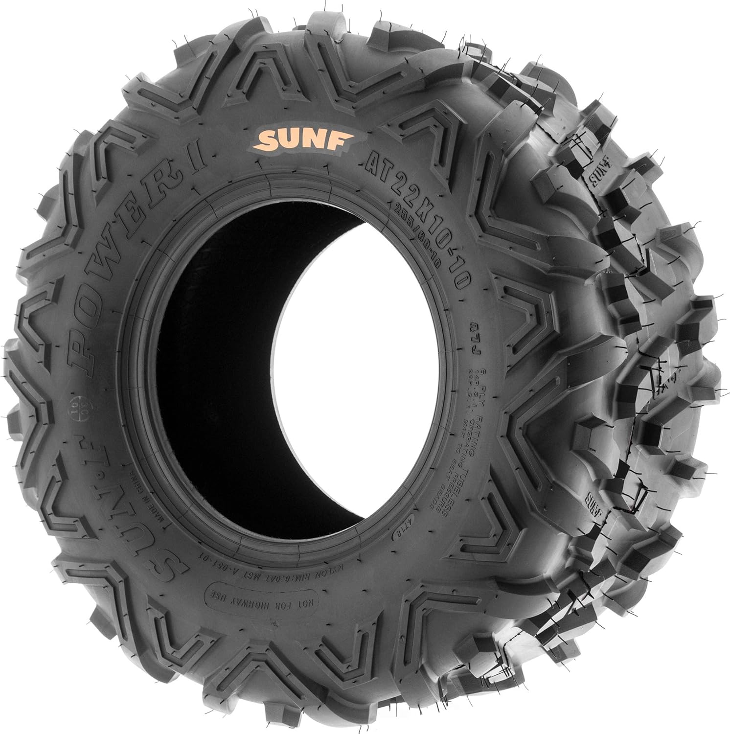 SunF 20x10-9 ATV UTV 20x10x9 All Terrain Tires 6 PR A051 POWER II - PAIR of 2