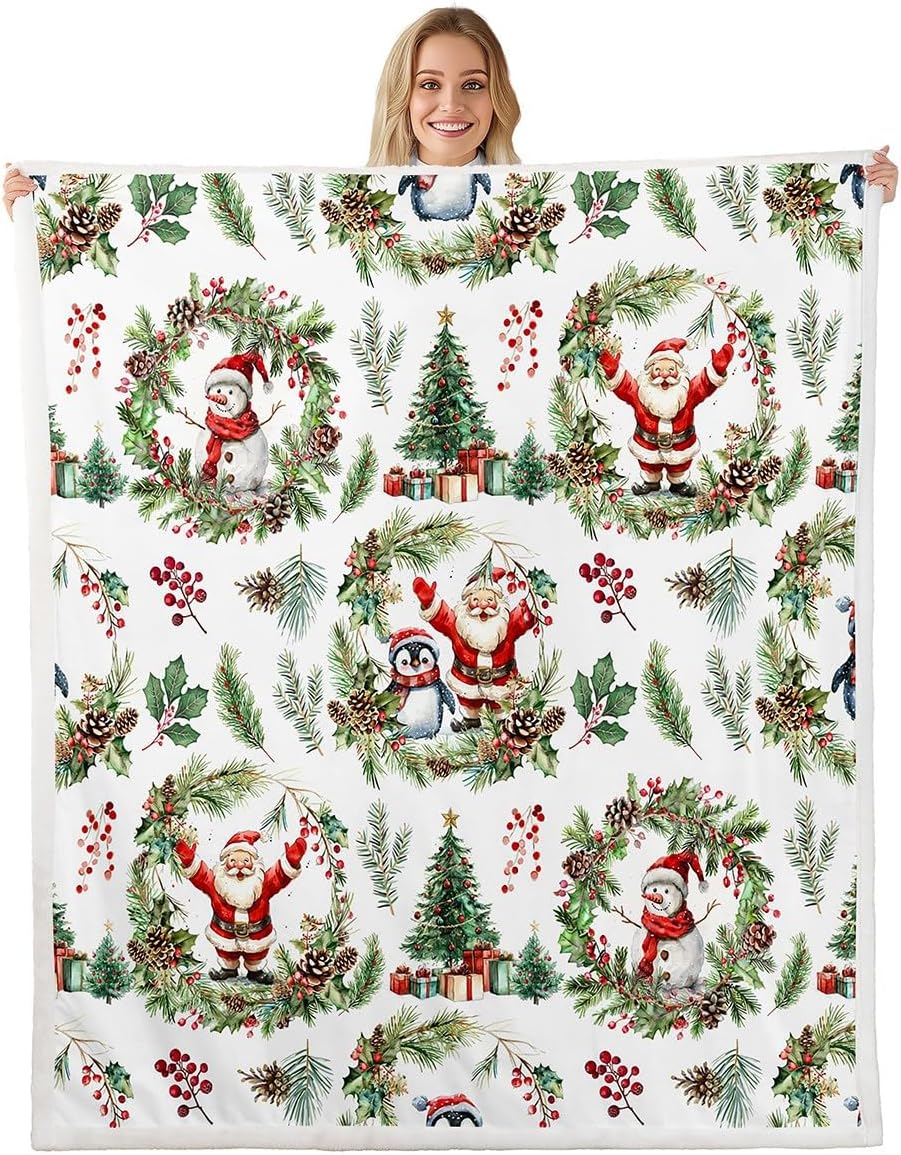 Erosebridal Beige Christmas Throw Blanket,Princess Nutcracker Twin Blanket,Xmas Tree Snow Fleece Blanket for Kids Boys Girls,Starry Sky Christmas Decoration Sherpa Blanket