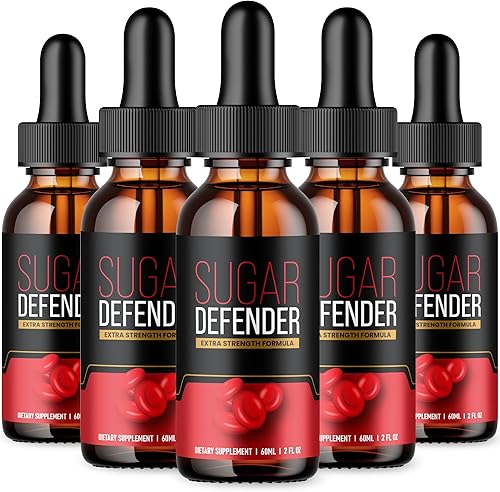 Sugar Defender Drops - Fórmula oficial - Suplemento Sugar Defender Drops fórmula avanzada extra fuerte, 24 gotas líquidas, SugarDefender con soporte