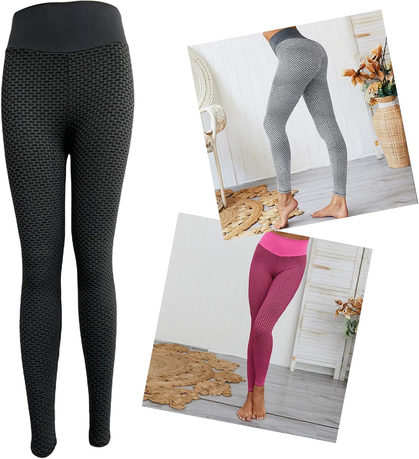 2Pc TIK Tok Leggings Butt Lift Leggings 