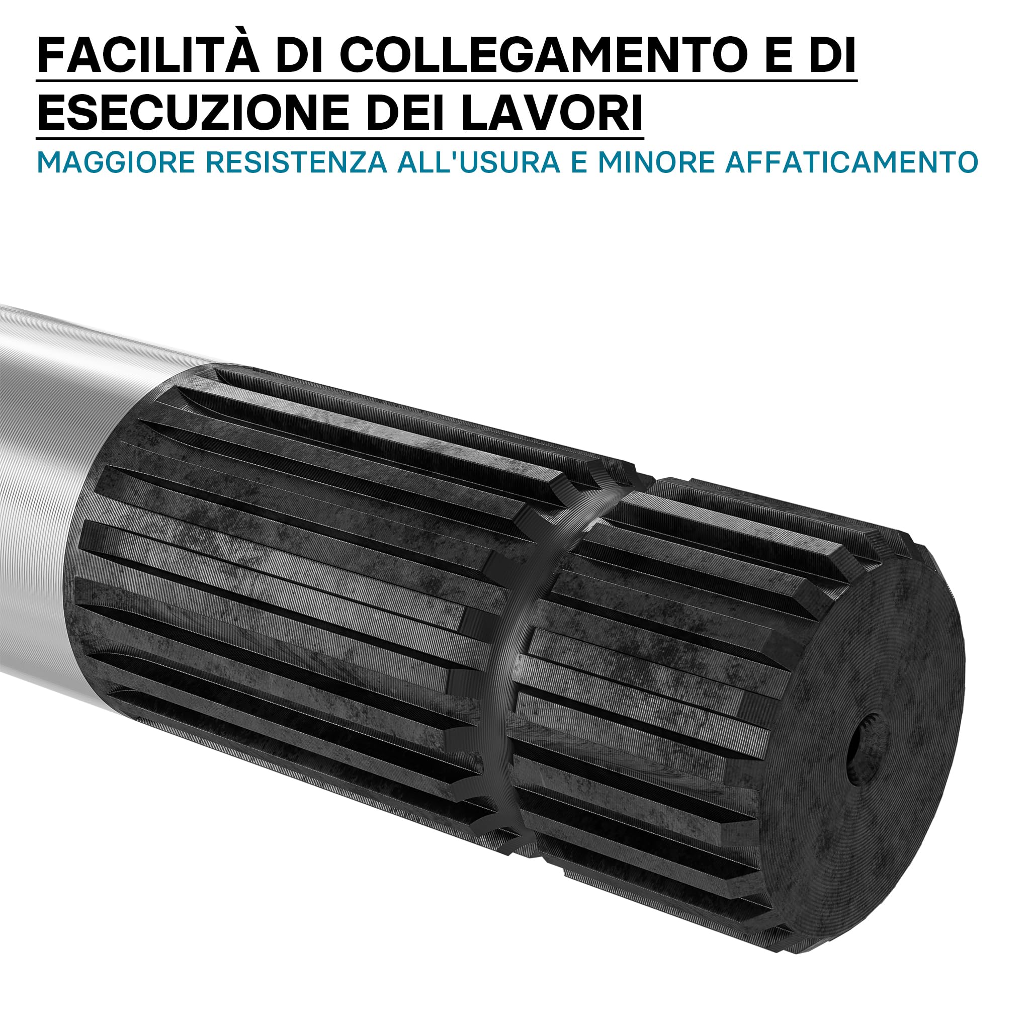 Profilo Scanalato Per Albero Cardanico D1 Giunto Scanalato Albero Scanalato  Tipo D1