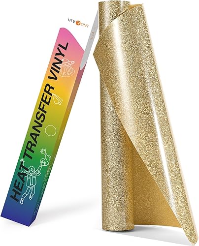 Miniatura 53 de HTVRONT Rollos de Vinilo HTV de Transferencia de Calor - 12" x 8ft Vinilo HTV para Camisas, Vinilo para Planchar para Todas las Máquinas de Corte