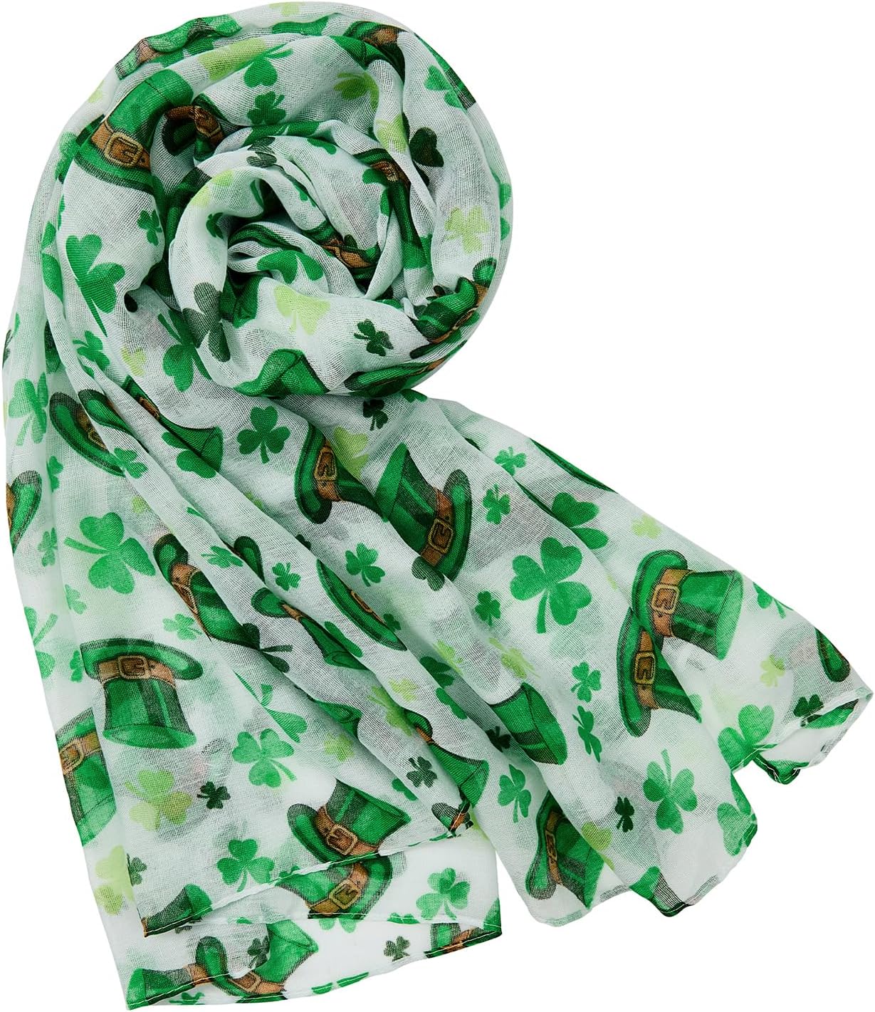 American Trends St Patrick Scarf for Women Irish Scarf St Patrick Gift Scarf St Patrick Costume Scarf Lightweight Scarf - Image 7