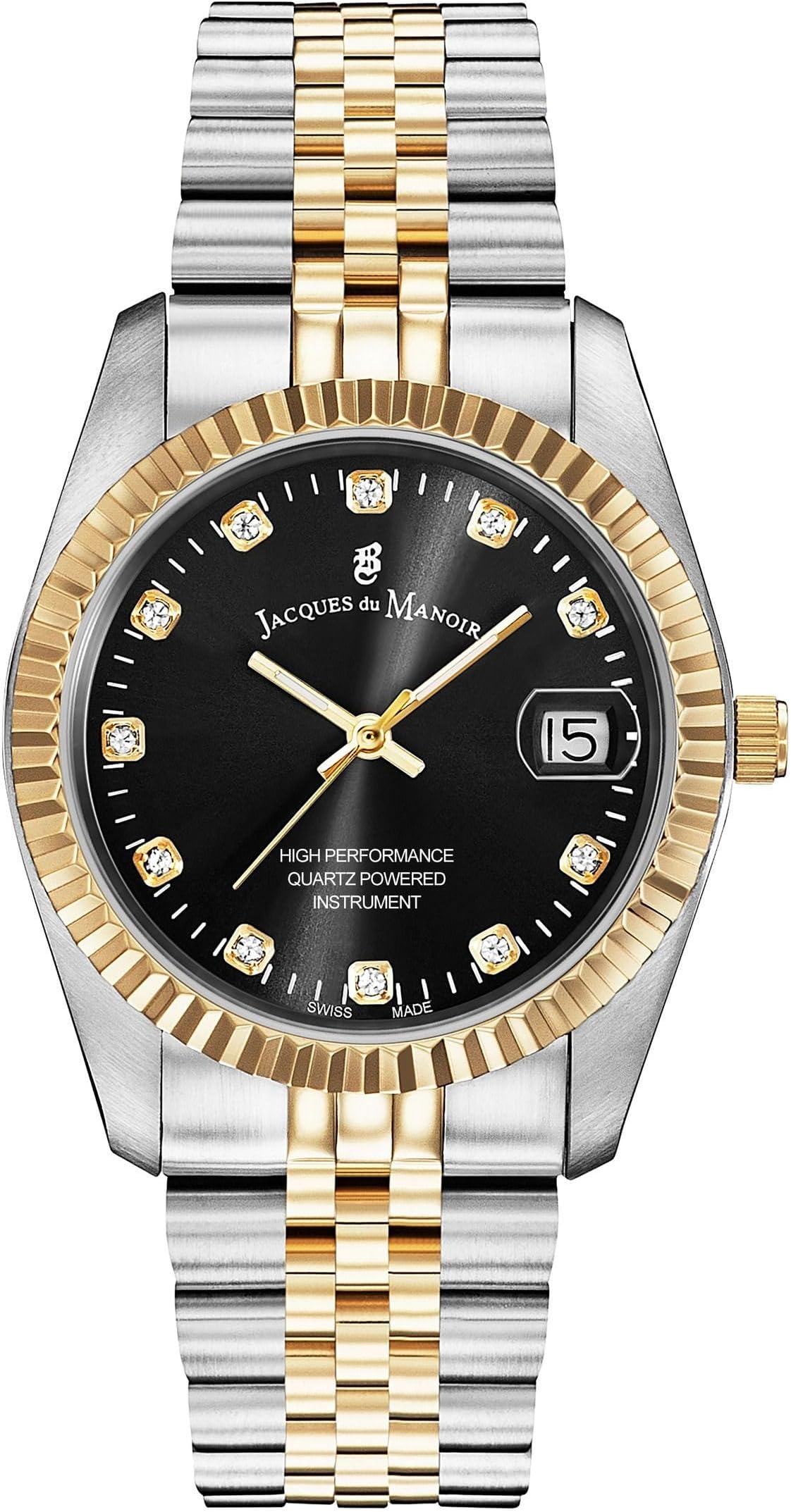 NRO.19 Ladies Inspiration Two-Tone Watch, Silver + Gold, bracelet