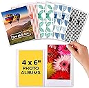 4x6 Photo Albums - (Set of 8), by Paper Plan, Mini Albums, Each Can Hold Up To 36 Photos, Works With Portrait and Landscape Pictures - Perfect for Storing Beautiful Memories