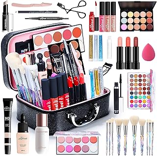 Kit de maquillaje todo en uno para niñas y ad...