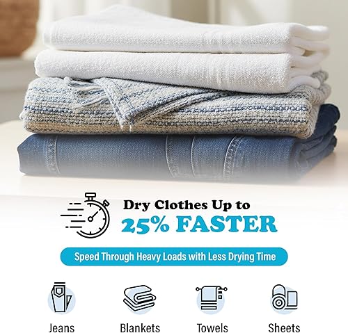 Miniatura 3 de Smart Sheep Paquete de 3 bolas de lana para secadora Suavizante de tela natural XL Premium Premiado Sustituye a las hojas de secadora Pelotas de