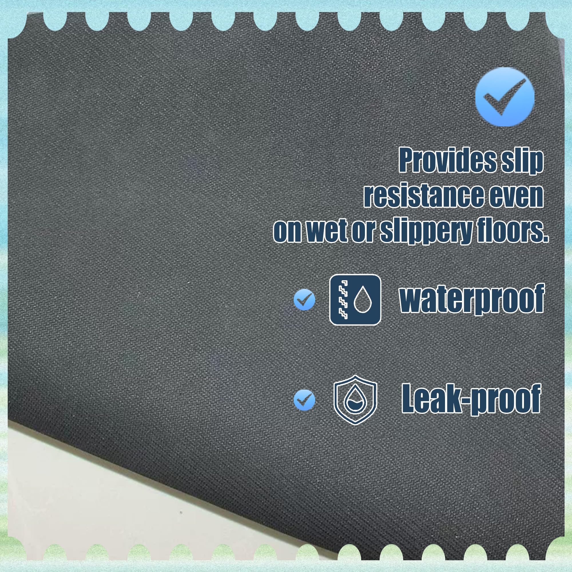 Tappeto Bagno Antiscivolo 50 x 140 cm Assorbente Diatomite Stone Bath Mat Lavabile Morbido per Pavimento Del Cucina, Piatti, Piante O Animali Domestici, Grigio Chiaro