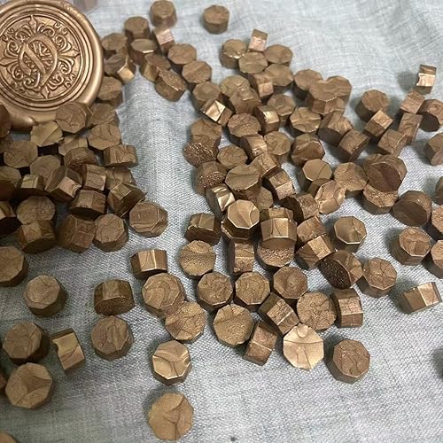 Miniatura 9 de YOKIOU 220 cuentas de sellado de cera para sello de cera (perla púrpura)