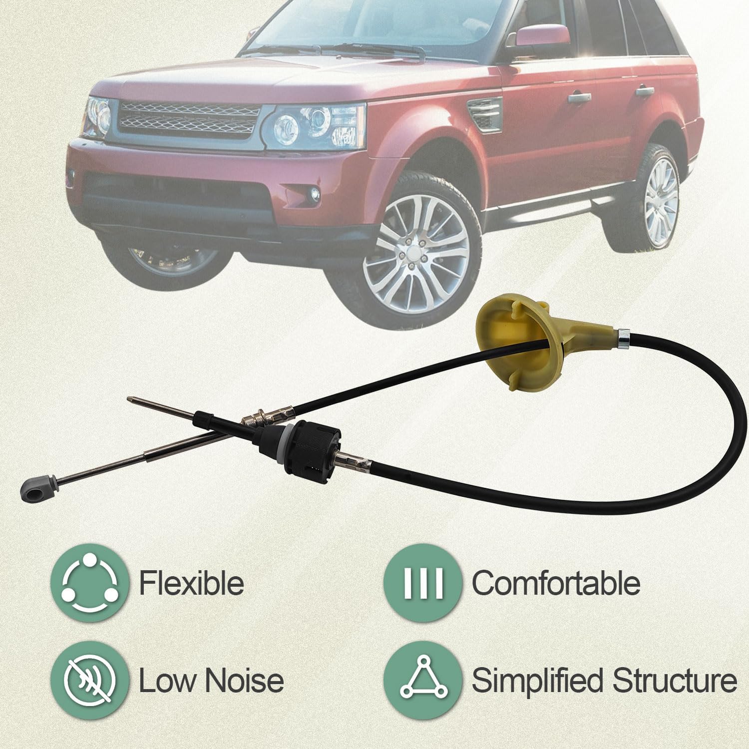 UCV500070 Transmission Shifter Cable Compatible with Land Rover Range Rover Sport L320 2006-2013