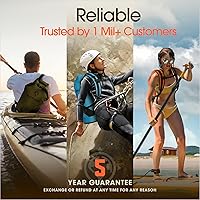 Vista 6 de Earth Pak Bolsa Seca Impermeable - Mochila Impermeable de Cierre Enrollable Superior Mantiene el Equipo Seco para Kayak con Funda Impermeable