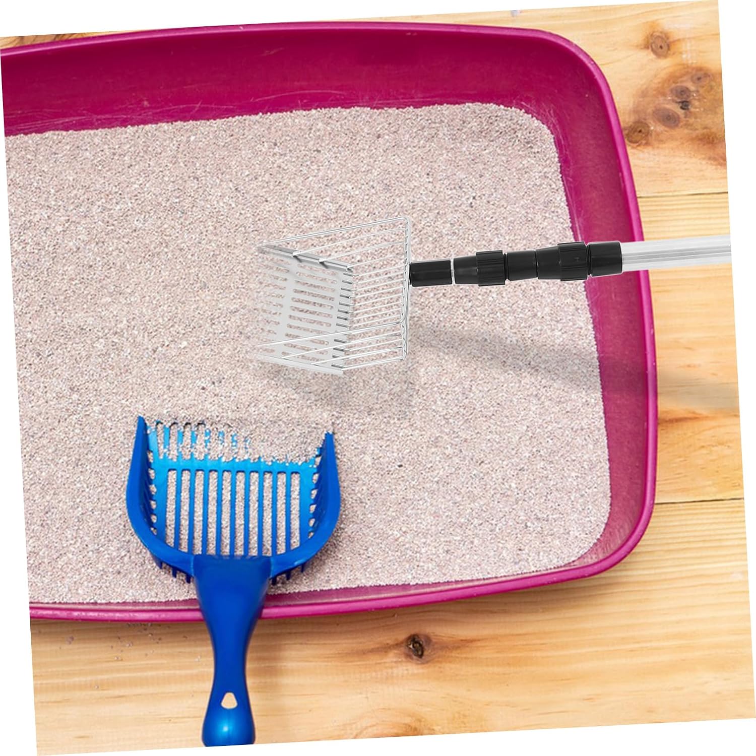 BESPORTBLE Cat Litter Scoop Litter Cleaner Mesh Litter Shovel Cat Scooper Pet Litter Filter Scoop Sturdy Shovel for Cat Litter Box
