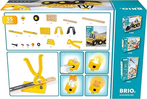 Miniatura 3 de BRIO Builder - 34599 Volvo Hauler  Juguete educativo de construcción para niños a partir de 3 años