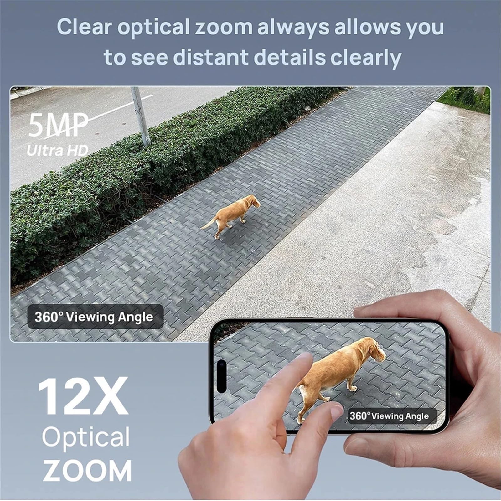 Kamera bezpieczeństwa, Zewnętrzna kamera bezpieczeństwa IP POE 5MP 12X Zoom optyczny PTZ wykrywanie ludzi CCTV szybka kopułkowa z uchwytem