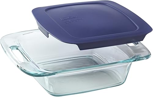 Miniatura 5 de Conjunto de recipientes para horno y almacenamiento de alimentos de vidrio de fácil agarre 8 unidades de Pyrex Transparente