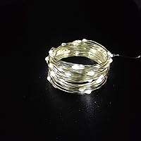 Vista 3 de Paquete de 2 mini luces LED a pilas, luces de hadas para interiores con temporizador de 6 horas encendidas y 18 horas apagadas para decoración