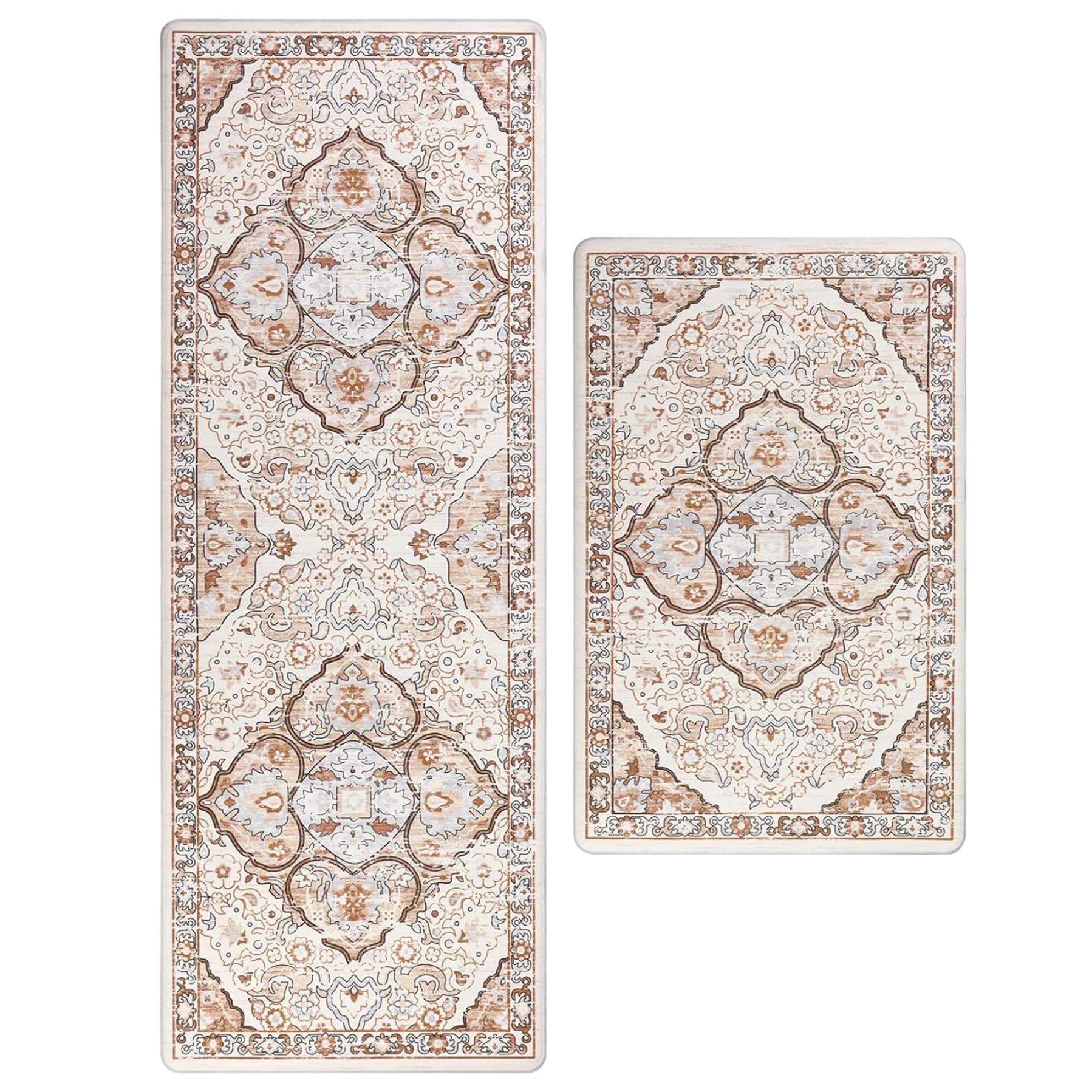 Tapis anti-fatigue lavable pour évier et sol de cuisine en velours