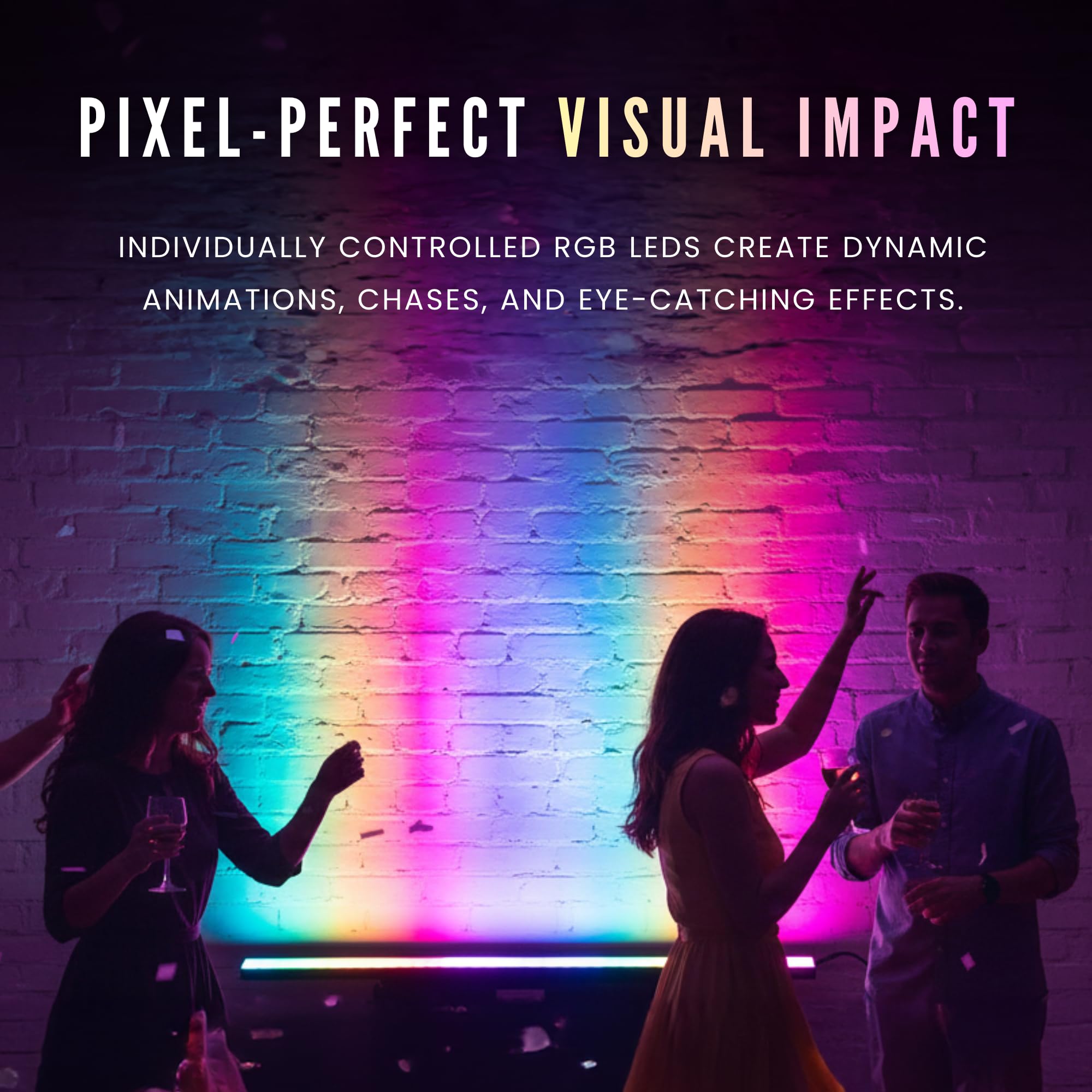 Amazon.com: CHAUVET DJ – COLORstrip Pix ILS LED Strip Light | Full