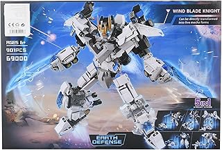 WIND BLADE KNIGHT ROBOT 901PCS: Dynamic Robotic Building Set for High-Tech Adventures