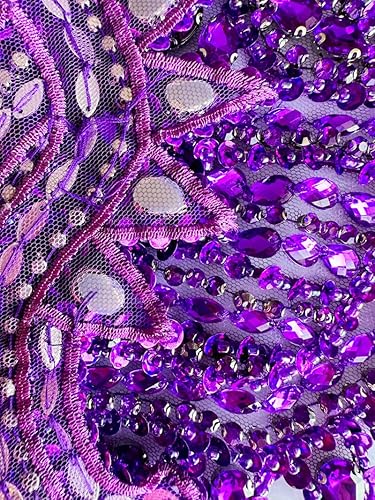 Vista 25 de Apliques hechos a mano de cristal sobre encaje, cuentas de diamantes de imitación para coser, parches de lentejuelas, accesorios de decoración