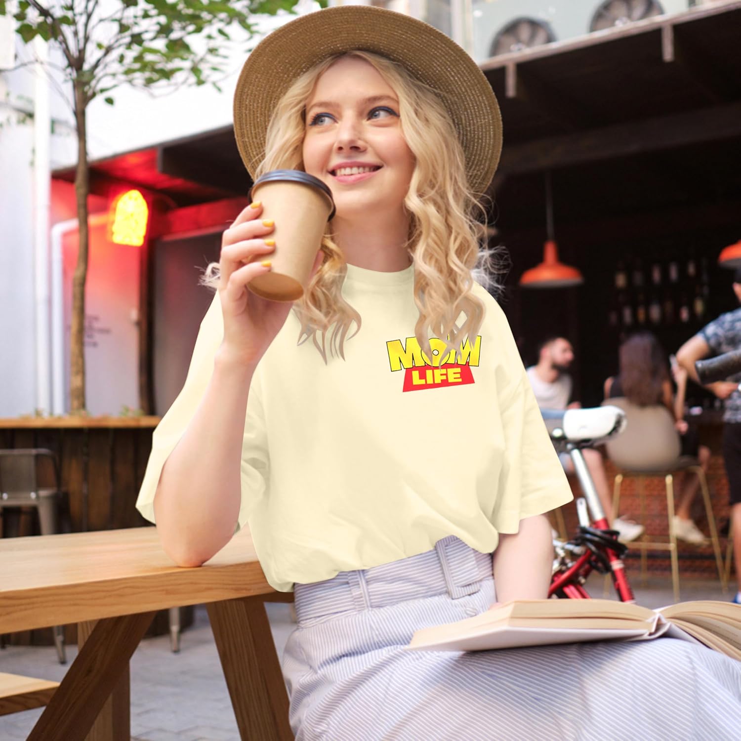 Mama Shirt for Women Mom Life T Shirt Mothers Day Tops Mom Birthday Crewneck Short Sleeve Tops - Image 7