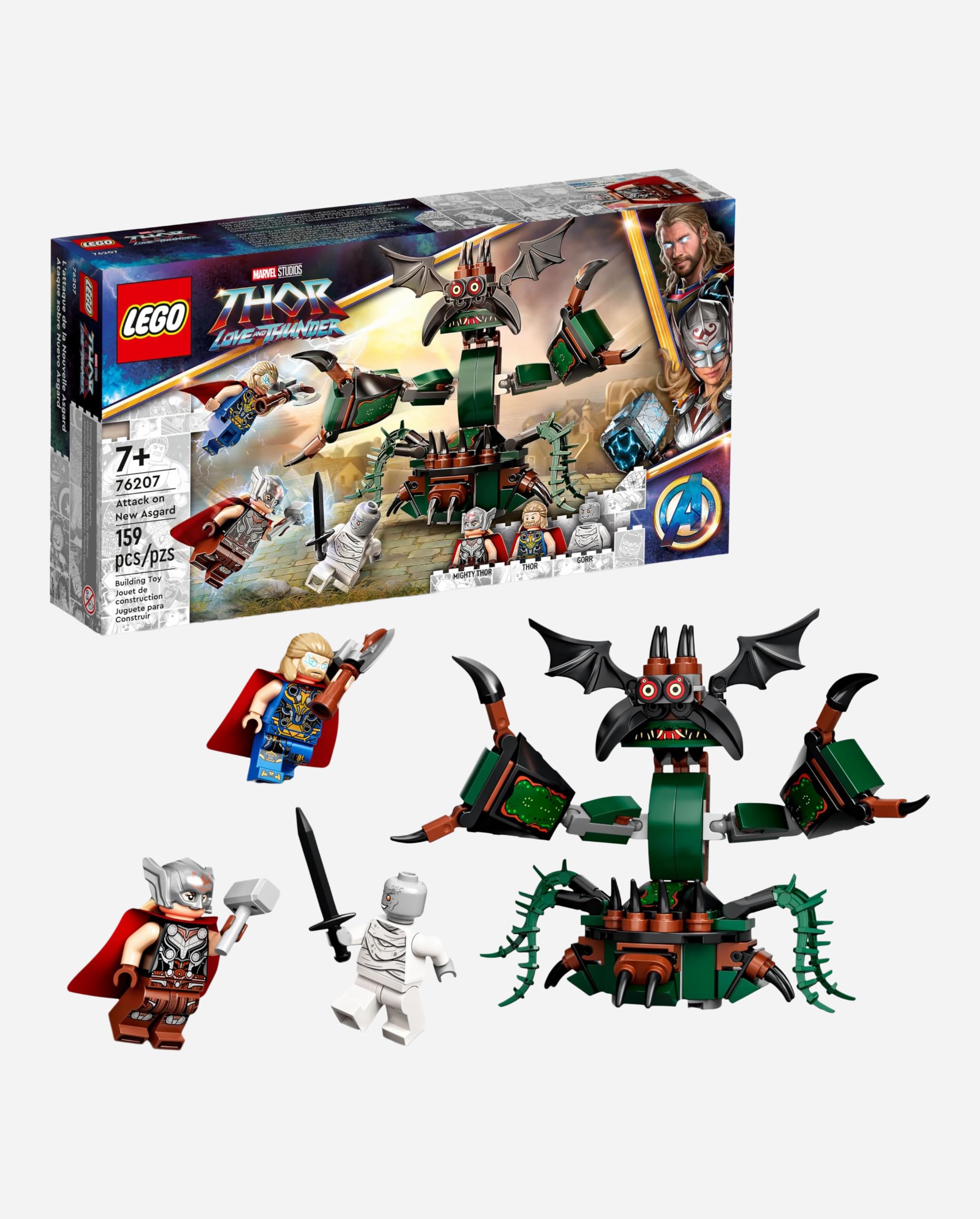 Amazon.co.jp: LEGO Marvel Attack on New Asgard 76207 Building Kit