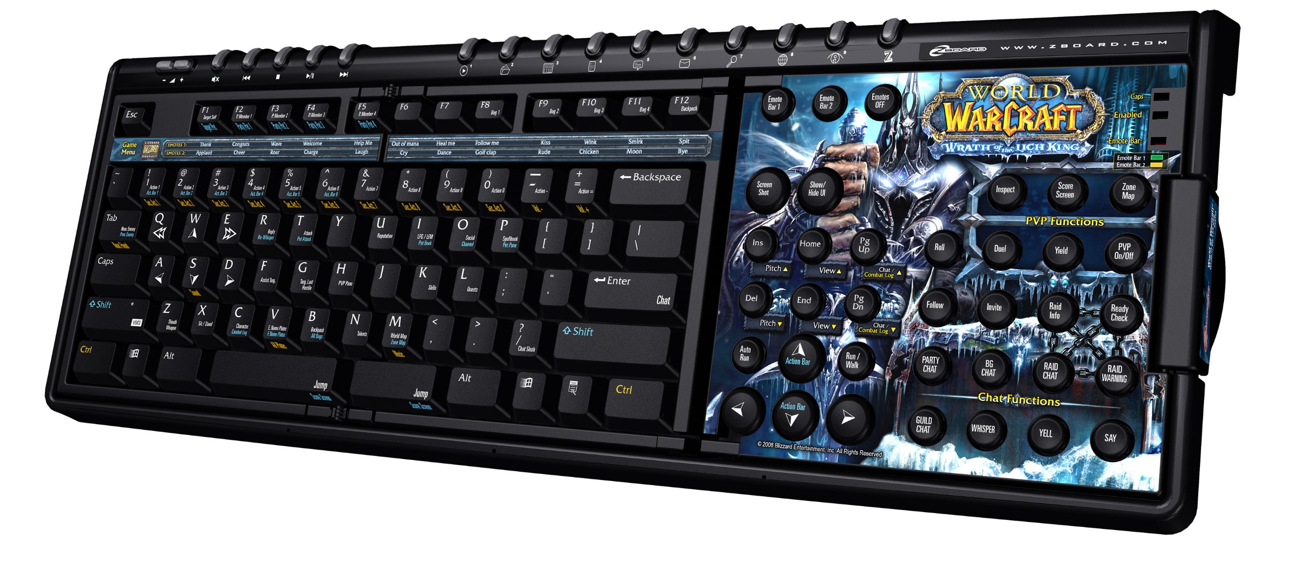 World of Warcraft Keyboard Steelseries Zboard Keyset Limited