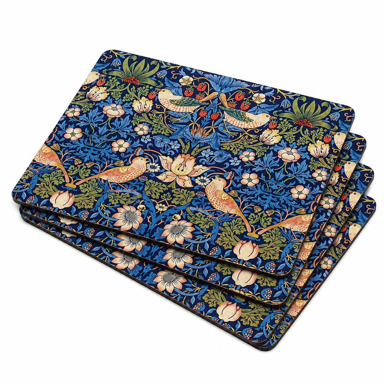 Portmeirion Strawberry Thief Blue Placemats Large - Set of 4