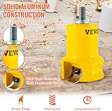 VEVOR Embouts à Tenonner 25,4 mm 38 mm et 50,8 mm Tenons à Épaules Coniques en Aluminium et Acier Solide Lames Courbées Kit de Démarrage pour Construction des Meubles en Bois Bricolage à la Maison - 4