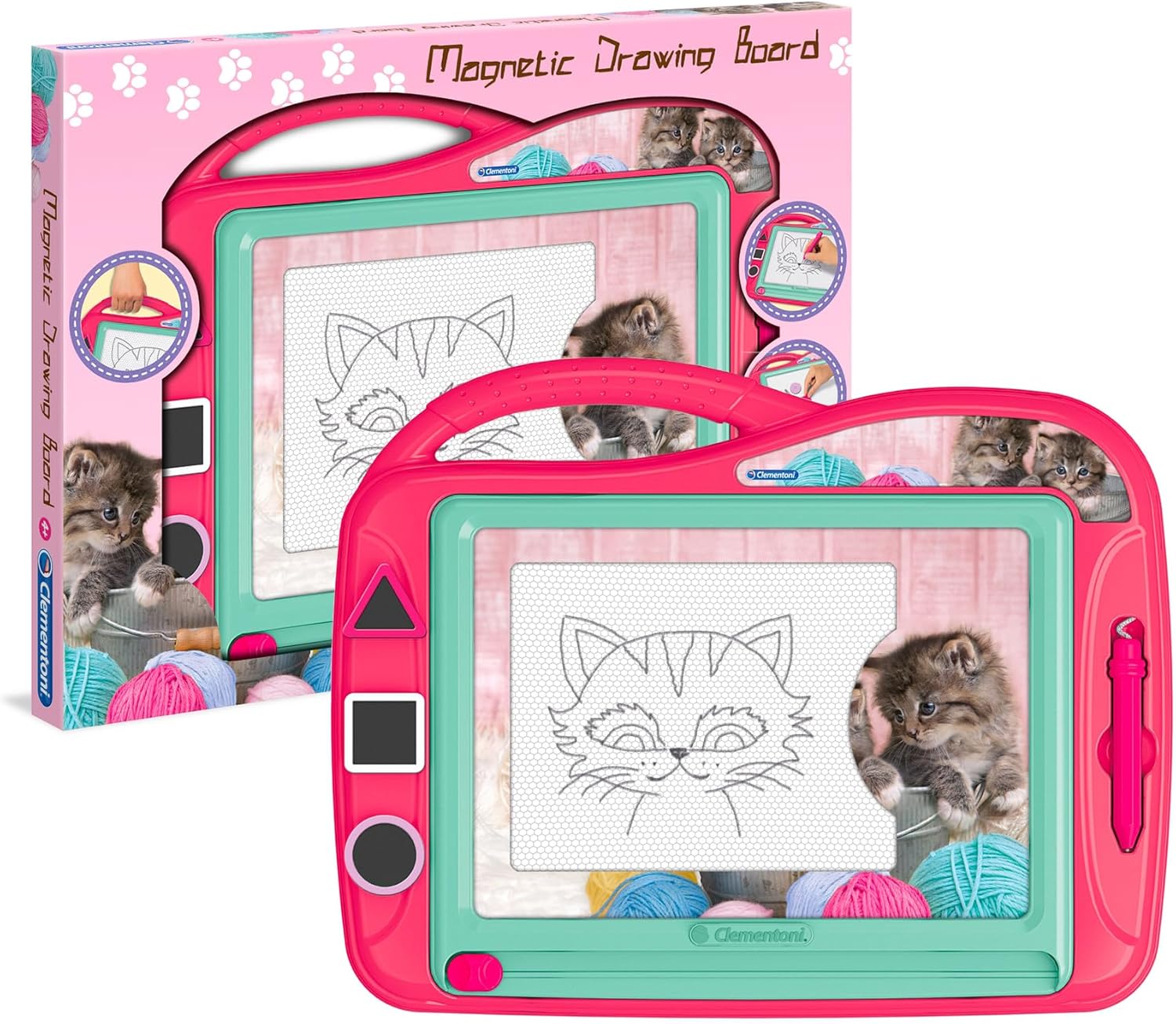 Clementoni Magnetica-Kittens Drawing Board Age 4 18568