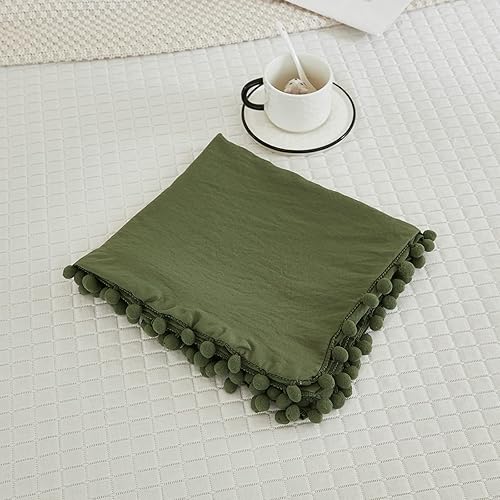 Miniatura 236 de Blue Body Pillow Cover Shabby Chic Long Pillow Case Cover Navy Blue Pom Poms Fringe Body Pillow case with Pocket Closure 20x54 inches(Body,Navy Blue)