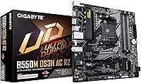 GIGABYTE Placa-mãe B550M DS3H AC R2 AMD AM4, Micro-ATX, DDR4, Dual M.2, SATA 6Gb/s, WIFI5, Realtek GbE LAN, PCIe 4.0