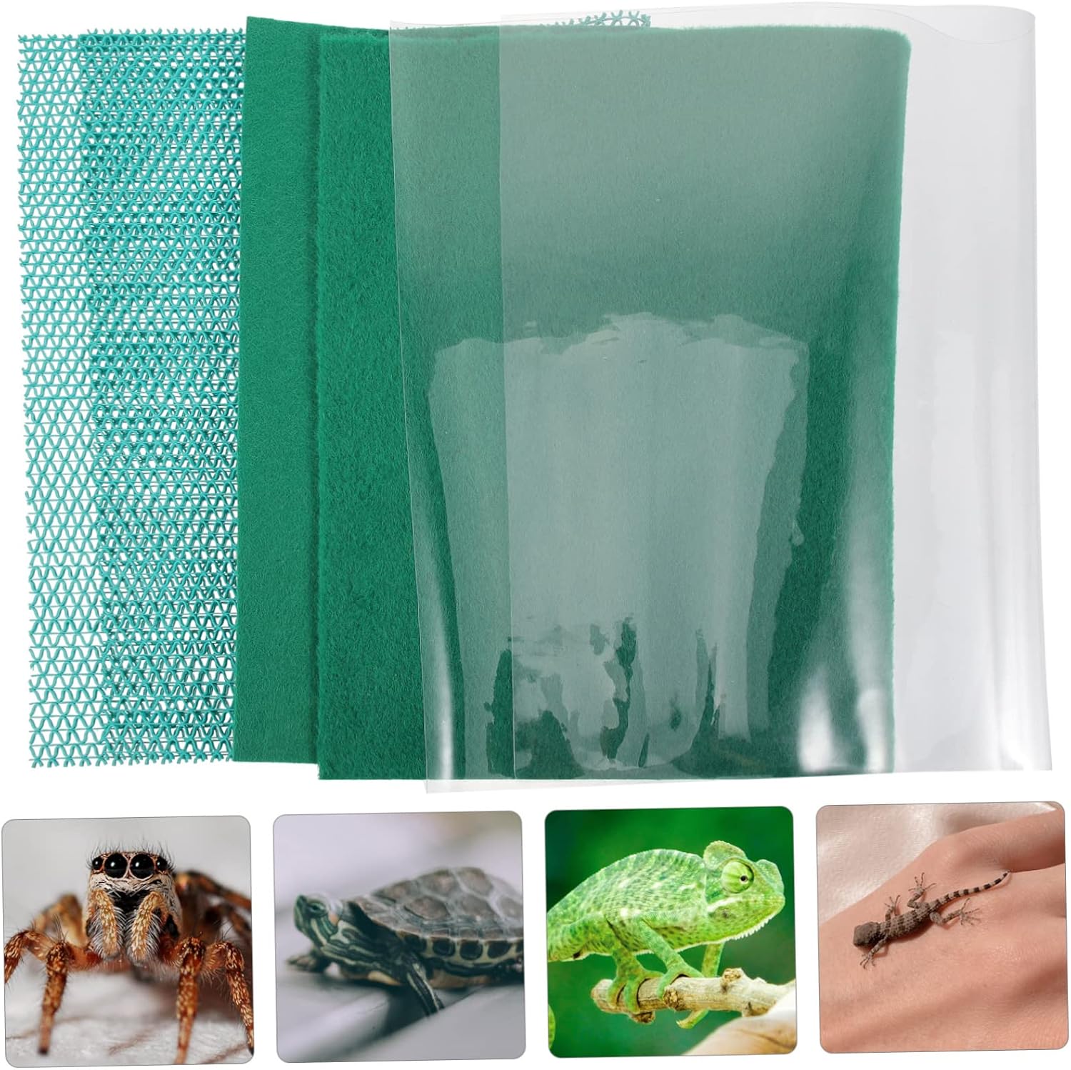 Levemolo Turtle Lizard Carriers Mat Reptile Accessories Reptile Cage Carpet Indoor Tortoise Habitat Snake Substrate Pad