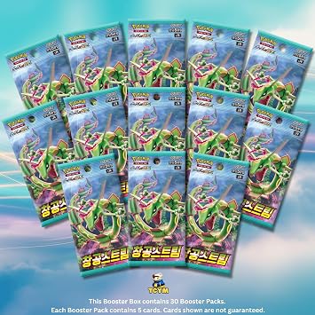 Evolving Skies Blue Sky Stream Korean Booster Box | TCYM Authenticated | Korean Pokemon Cards | Pokemon Evolving Skies Booster Box | Sword and Shield | That Mouse Fashion
