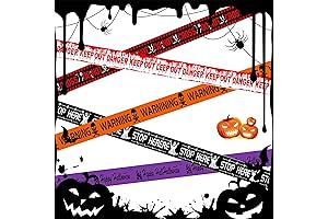 5Pcs Halloween Caution Tape Decorations 120 ft