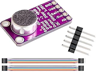 WWZMDiB MAX9814 High Performance Microphone AGC Amplifier Module Automatic gain Control CMA-4544PF-W