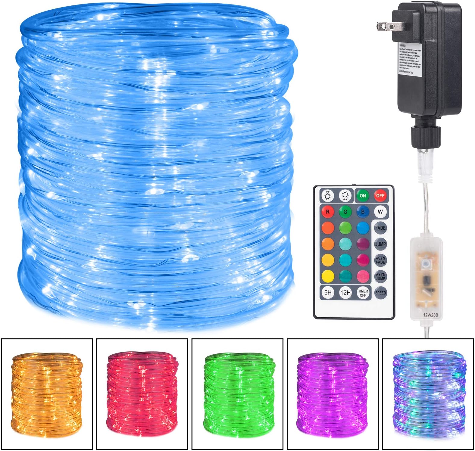 AKOAK LED Rope Light Clips Holder 50 Pieces PVC Clips with