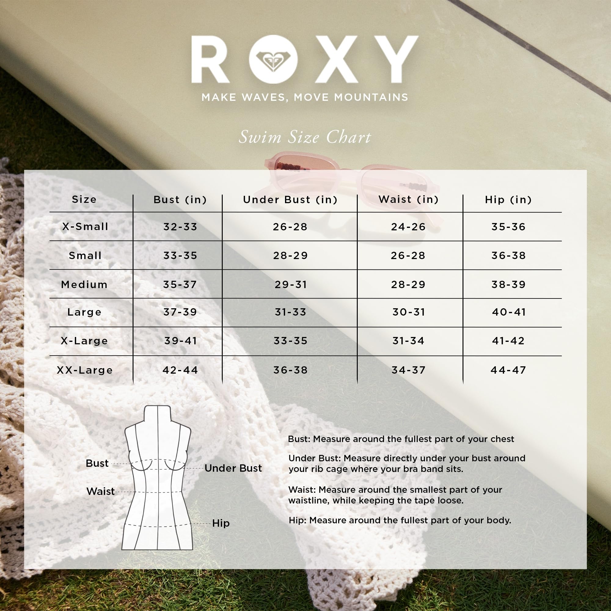 Roxy Solid Beach Classics - Bikini A Gamba Alta Solid Beach Classics - Bikini a Gamba Alta Donna