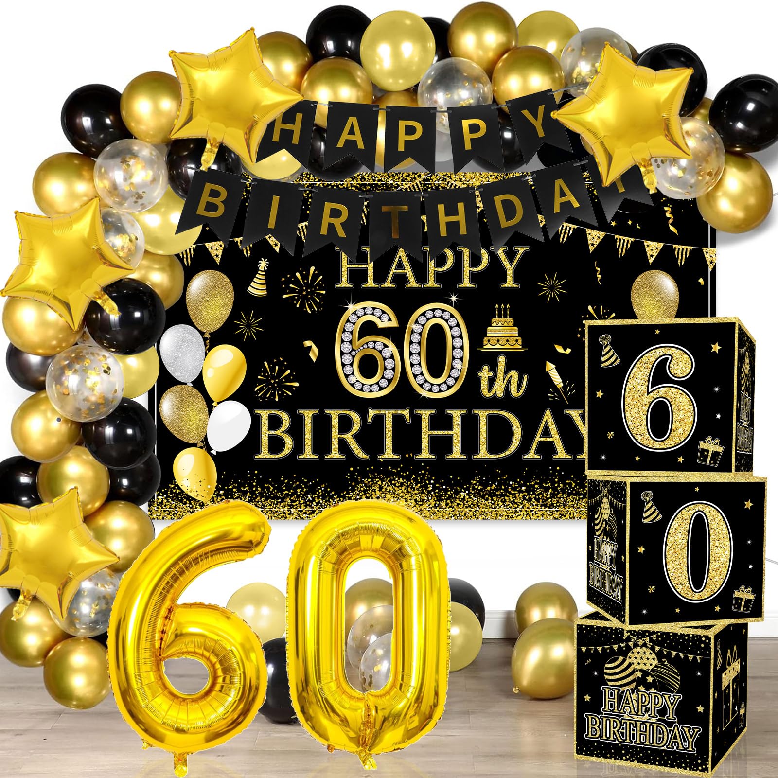 Happy Birthday Banner, Triangle Banner Decor