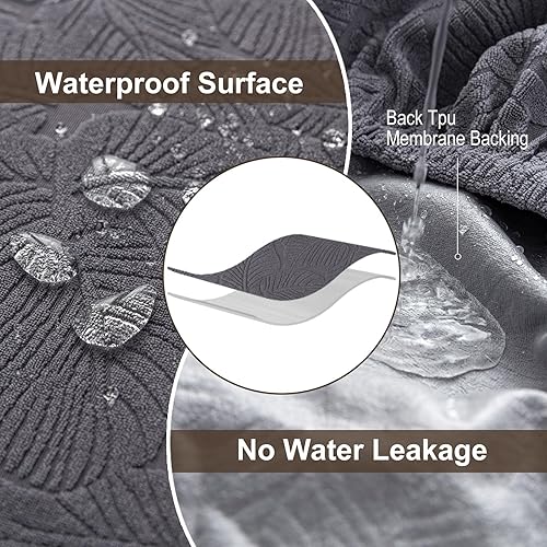 Miniatura 3 de Fundas impermeables para sillas de comedor, fundas elásticas para sillas Parsons, para comedor, cocina, funda protectora para silla de comedor,