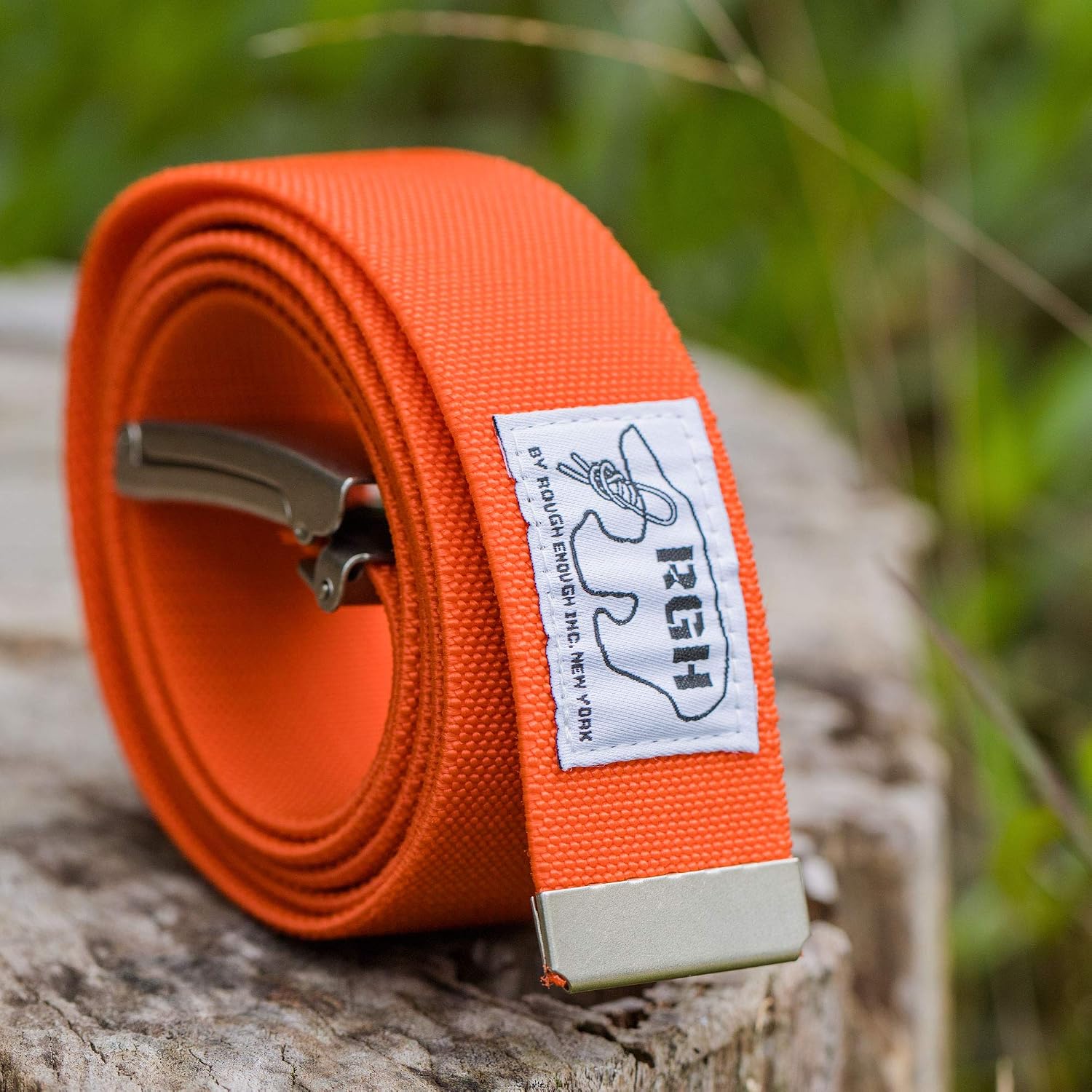 Rough Enough Tactical Belt Men with Keychain EDC Casual with Nylon for Preppy Boys Men
