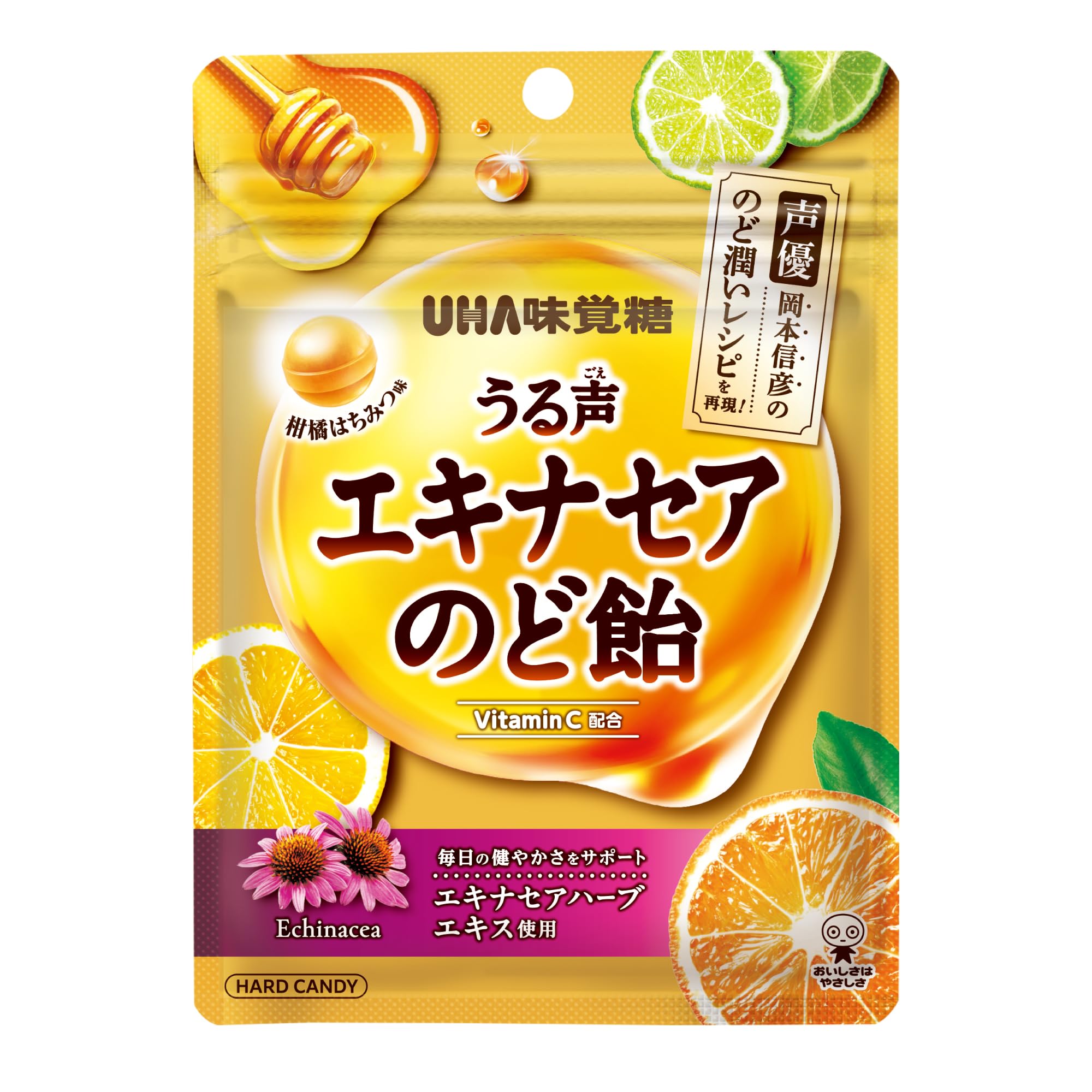 UHA味覚糖 うる声エキナセアのど飴 61g