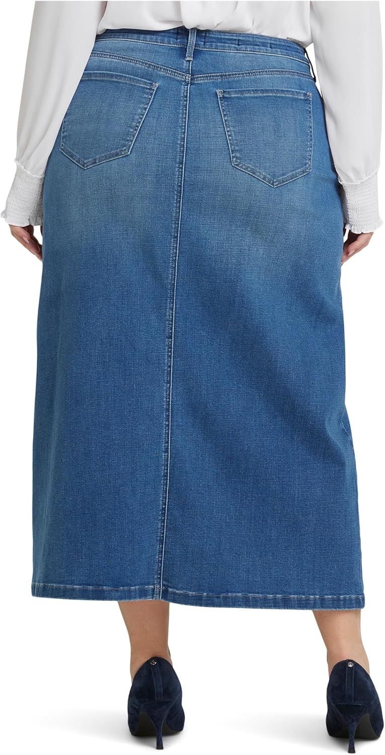 NYDJ Women's Plus Size Long Skirt