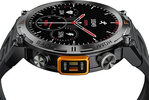 Miniatura 18 de EIGIIS Military Smart Watch for Men Tactical Rugged with Bluetooth Call Flashlight 1.45'' Big Screen Fitness Tracker Heart Rate Sleep Monitor