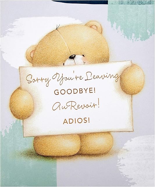 Hallmark Leaving Card - Cute Forever Friends Design