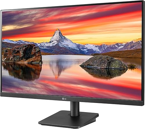 Vista 2 de LG 27MP400-B Monitor de 27 pulgadas Full HD (1920 x 1080) Pantalla IPS con diseño de 3 lados prácticamente sin bordes, AMD FreeSync y control