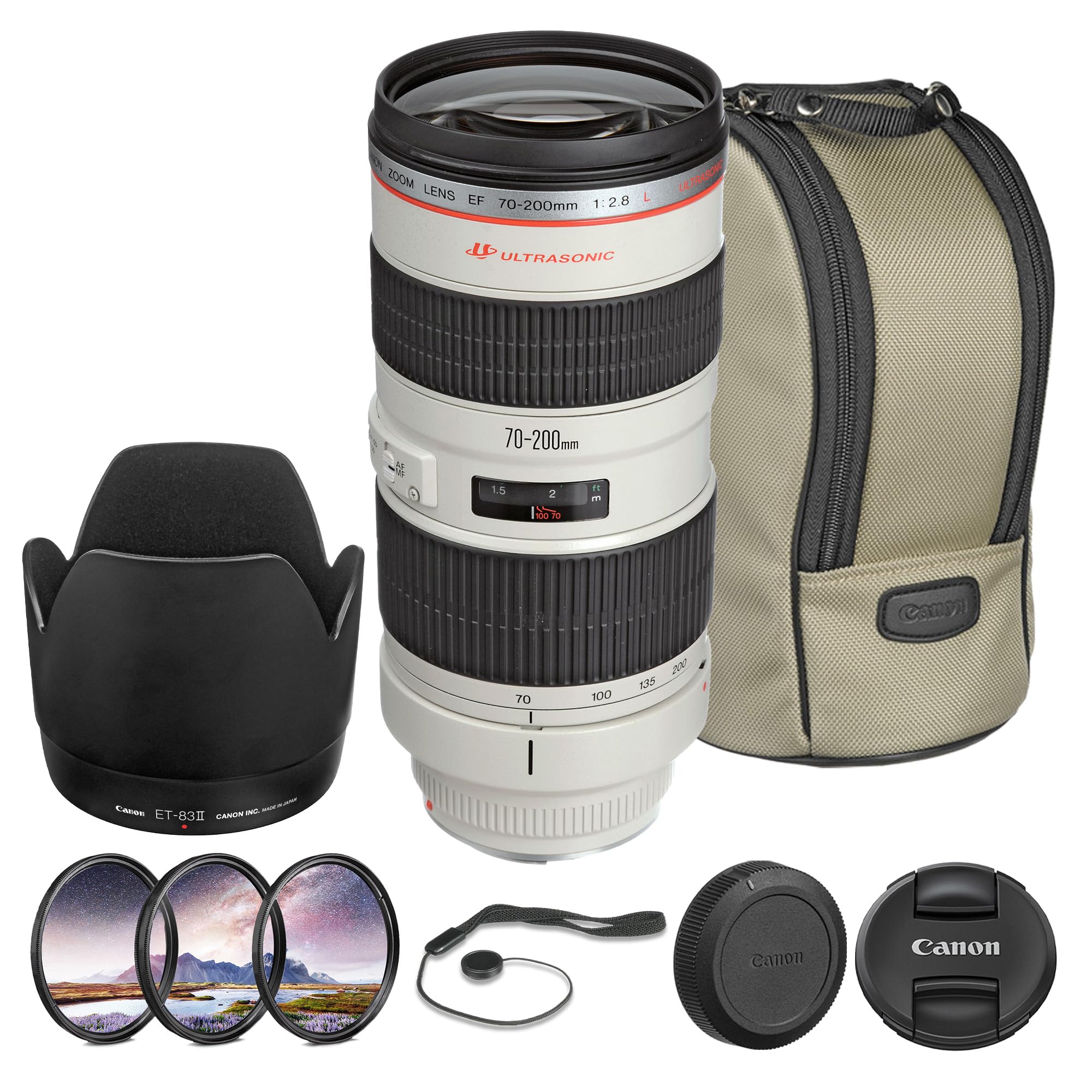 Amazon.com : Canon EF 70-200mm f/2.8L USM Lens Bundle