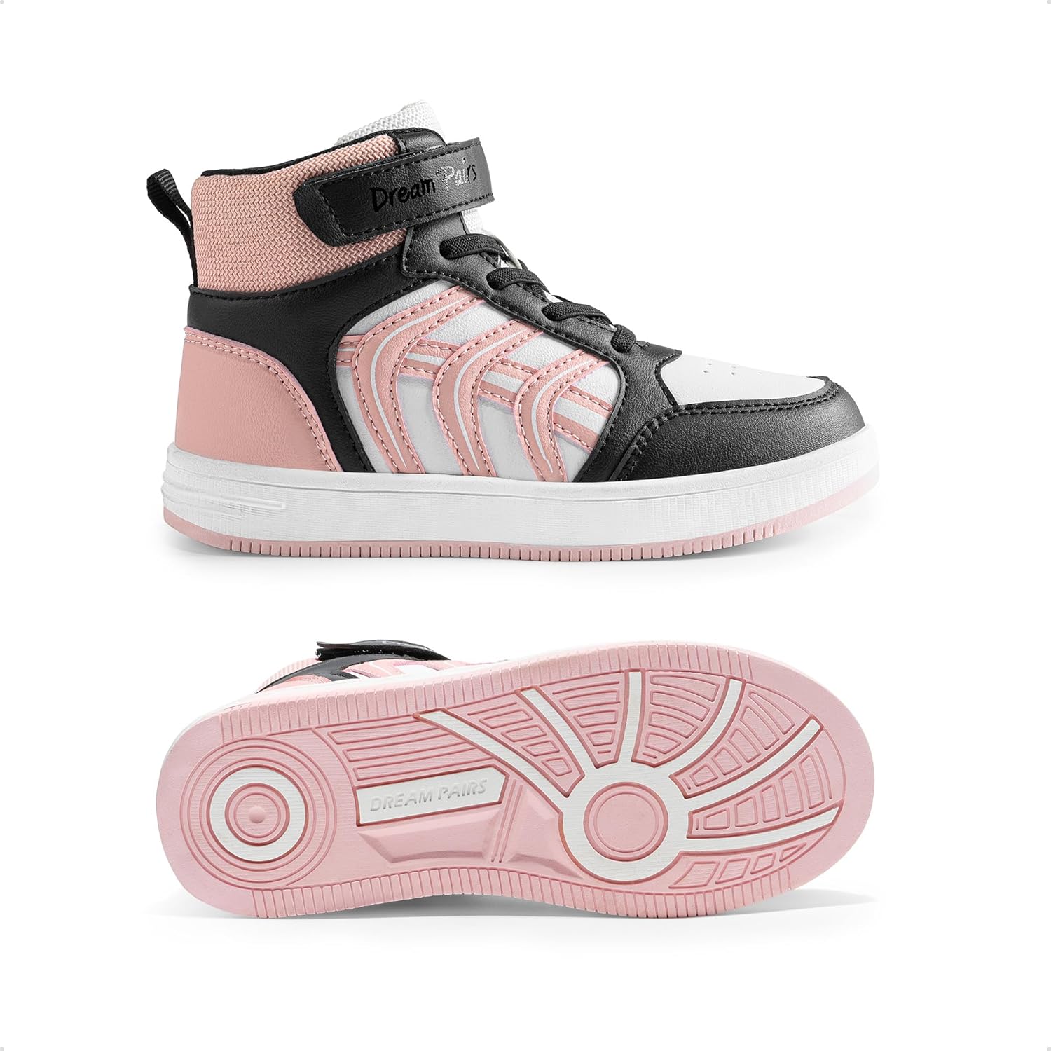 DREAM PAIRS Boys Girls Sneaker High Top Basketball Shoes Kids LilLegends JuniorFly Jumpers Sports Shoes for Athletic School Gym - Image 5