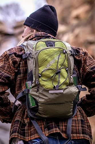 Miniatura 7 de Everfun Mochila de hidratación de 18 litros con bolsa de agua de 2L3 L, mochila de agua para senderismo para mujeres y hombres, paquete de